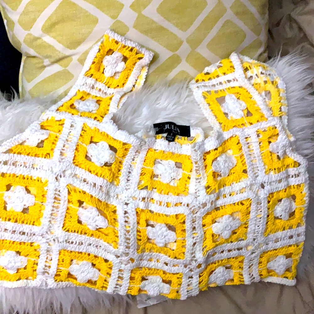 BNWOT- Julia-  crochet  crop top